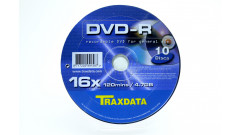 TRAXDATA DVD-R 4.7GB 16x SP10, MIMORIADNA AKCIOVÁ CENA